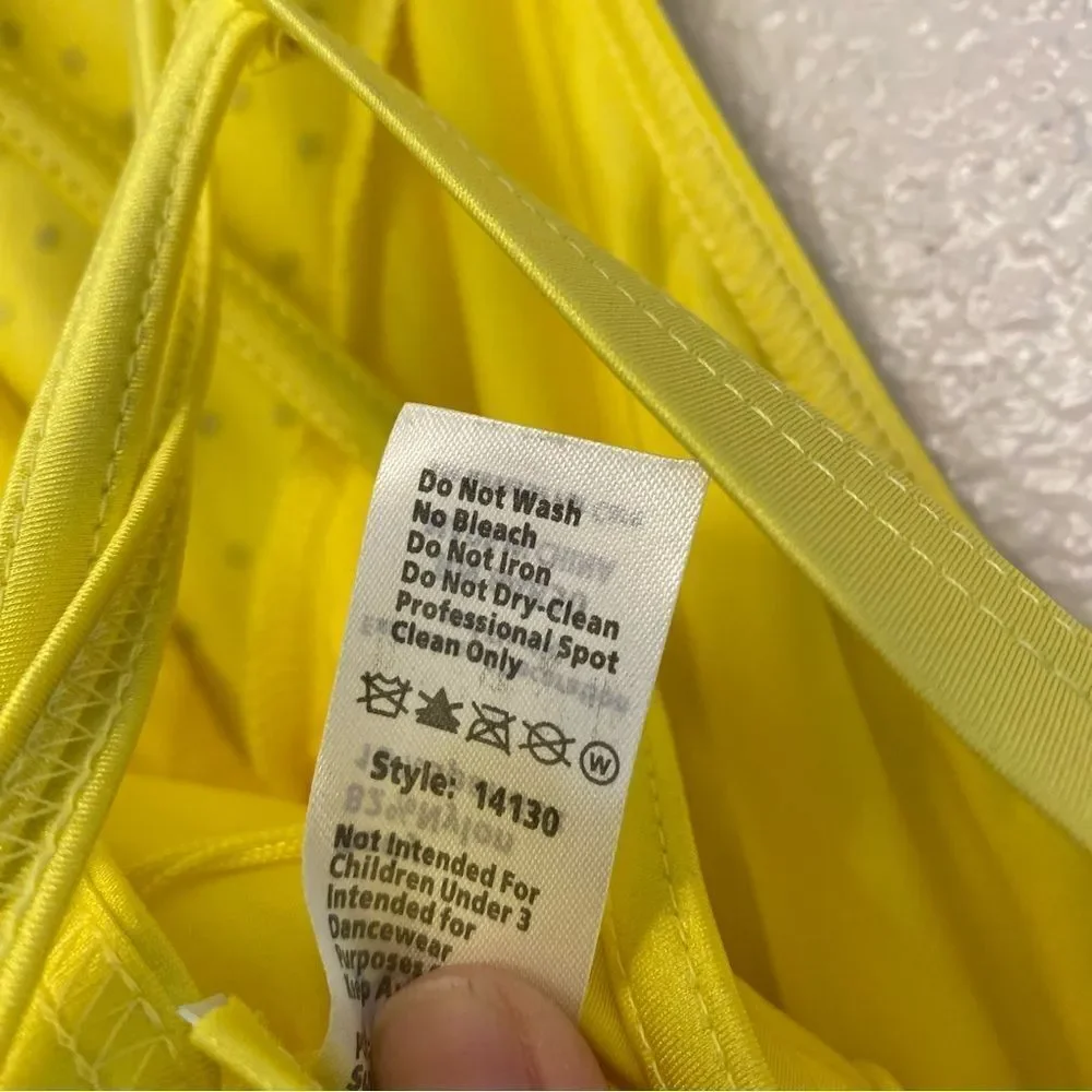 Weissman dance costume yellow